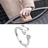 Anillo de Mariposa de Diamantes Individuales Incrustados Estilo Chanel Pequeño de Moda Anillo Abierto para Dedo para Mujer Joyería de Fábrica al por Mayor