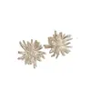 Brincos de Fogos de Artifício da Moda para Mulheres, Brincos de Temperamento Retro de Alto Padrão, Brincos de Dente-de-Leão de Luxo Leve Únicos de Nicho Versáteis
