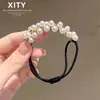 Temperamento versátil Xiaomi liga para el pelo de cuentas cuerda para el pelo mujer nuevo estilo cuerda para el pelo de moño de perlas goma elástica accesorio de alta gama para coleta de pelo
