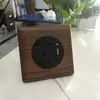 Palanca de comercio exterior interruptor basculante nórdico estilo industrial dos controles simples enchufe de interruptor simple doble material de madera maciza doméstico 86