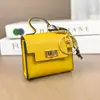 Mini carteira, chaveiro de bolsa de luxo, mini bolsa de platina, chaveiro de carro fofo e criativo, bolsa para batom e fones de ouvido