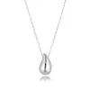 Collar con Colgante de Gota de Agua Pequeña Retro Europeo y Americano para Mujer, Lujo Accesible Diseño de Nicho, Moda de Gama Alta Elegante, Cadena Versátil para Clavícula