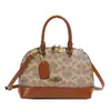 Moda Versátil de Gama Alta 2025 Nuevo Estilo Coreano Bolso Estampado de Concha Francesa de Hombro Único Cruzado para Mujer Dropshipping
