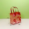 Bolsa de Regalo Transparente Pequeña Fresca de Mano, Bolsa de Regalo de Cumpleaños de Souvenir Linda, Bolsa de Mano para el Día del Maestro