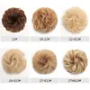 Yuan Yang Peluca Exportación Peluca de Barba Larga Goma para el Cabello Banda Elástica Goma para el Cabello Rizado Moño de Fibra de Alta Temperatura Moño Venta al por Mayor Dropshipping