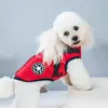 Jaqueta acolchoada de algodão transfronteiriça para cães ursinho de pelúcia cão pequeno jaqueta acolchoada de algodão animal de estimação impermeável quente alça de peito integrada