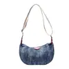 2026 Nova Bolsa Tote de Nylon Bolsa Bolinho Bolsa de Ombro Esportiva Casual Versátil Transversal Viagem Bolsa Meia-lua Atacado