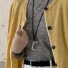 Collar de Peine Pequeño Retro Colgante Largo Diseño Nicho para Mujer Collar Plateado 2025 Nuevo Cadena para Suéter Sudadera