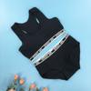 Conjunto de Ropa Interior de Desarrollo para Niñas con Letras de Moda para Escuela Secundaria y Primaria Chaleco Pequeño con Almohadilla de Esponja Ropa Interior