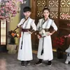 Traje Hanfu Tang para Meninos, Fantasia de Guerreiro de Artes Marciais, Traje para Performance de Recitação de Poesia Estudantil Estilo Chinês, Traje Antigo, Traje de Erudito