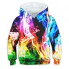 Estación independiente transfronteriza de Europa y Estados Unidos patrón clásico popular moda tendencia sudadera con capucha impresión digital 3D