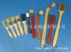 P-011Lea Pincel de Pintura com Cabo de Madeira, Pincel para Alimentos, Pincel para Churrasco, Série Escova de Cobre, Escova de Aço, Ferramentas para Grelha de Churrasco