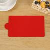 Tarjeta Dorada Tarjeta Roja Papel para Hornear Pastel Postre Merienda Té de la Tarde Separador Base Triangular Engrosada Soporte para Pastel Mil Hojas