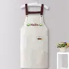 Avental para Cozinha Doméstica Macacão Impermeável e à Prova de Óleo Aparência Sofisticada PVC Espessado Resistente a Manchas Roupas de Trabalho para Catering Logotipo Personalizado