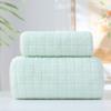 Toalha de banho de lã de coral conjunto de três peças de casa masculina e feminina adulto banho absorvente fábrica de toalha atacado uma geração de cabelo