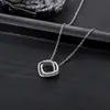 Collar Colgante de Doble Anillo con Números Romanos de Nuevo Estilo Transfronterizo para Hombres, Accesorio de Cuello Sencillo y Versátil para Mujeres, Accesorio de Lujo Ligero y de Alta Gama