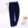 Pantalones de pijama de otoño e invierno para mujer, pantalones de casa, terciopelo de isla, se pueden usar afuera, pantalones de pijama de talla grande, pantalones cálidos, con cordón, pantalones de casa