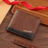 Cartera corta para hombre, tarjetero, cartera corta transfronteriza para hombre, cartera horizontal multitarjeta para negocios para hombre