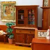 1:12 Casa de Muñecas Casa de Muñecas Mini Pequeña Casa Muebles en Miniatura Comida y Escena de Juego Adornos Librero Vertical