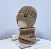 Gorro de Invierno para Hombre, Cortavientos, Tejido, Forrado de Felpa y Engrosado, para Ciclismo, Calidez al Aire Libre, Comercio Exterior, Gorro de Lana con Protección para los Oídos