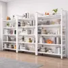 Estante de livros novo estilo 2026, prateleira de armazenamento de piso, design multicamadas em ferro, adequada para uso doméstico, estante de livros para armazenamento infantil, estante de livros simples para o quarto