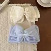 Pinza para el cabello con lazo de encaje suave estilo francés, Pinza fresca y dulce para coleta, Pasador de alta gama estilo perezoso
