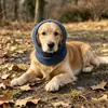 Gorro tejido cálido para mascotas, calentador de cuello a prueba de viento para perros pequeños, protector de orejas y cuello para perro Bichón Frisé y Teddy