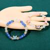 Amazon Transfronterizo Europeo y Americano Nuevo Cristal Dibujos Animados Stitch Cristal con Cuentas Moda Pulsera de Lujo Ligero Venta al por Mayor