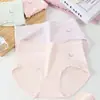 Ropa interior nueva para niñas estilo cintura media de algodón de fibra larga de Xinjiang, amigable con la piel, antibacteriana, cómoda, transpirable, lindos calzones para niñas