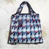 Bolsa de Compras Plegable Nueva Supermercado Transfronteriza Bolsa Tote Portátil de Tela Floral Bolsa Tote de Compras de Supermercado Bolsa de Comestibles
