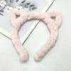 Venda Direta da Fábrica Faixas de Cabelo com Orelhas de Gato para Mulheres e Crianças, Faixas de Cabelo de Pelúcia, Faixas de Cabelo de Pelúcia para Lavar o Rosto, Atacado de Acessórios de Cabeça, Fofas para Mulheres