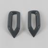 Adequado para moldura decorativa da saída de ar esquerda e direita do Xiaopeng 22 G9, modificação de adesivo para saída de ar frio do ar condicionado em fibra de carbono