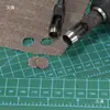 Perforadora Eléctrica de Agujeros Redondos para Cinturón, Perforadora de Agujeros Redondos, Tela, Plástico, Cartón, Almohadilla de Goma, Herramienta Perforadora Eléctrica para Cinturón, Abre Agujeros