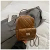 Bolsa de Fio para Bordado Diamantado para Mulheres 2025 Nova Mochila com Corrente Estilo Coreano Mochila Mini de Viagem Fashion Tendência