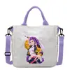 Bolso de Hombro Estampado de Grupo de Chicas Kpop Coreano Transfronterizo en Stock Bolso Cruzado de Moda para Mujer Bolso de Lona 1010-3