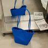 Bolsa Tote de Color Sólido Estilo Coreano Nuevo Verano 2026, Bolso de Hombro/Axila Simple de Moda Relajada, Bolso Cubo Casual