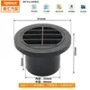 Suministro exclusivo transfronterizo: Ventilación de aire para calentador de estacionamiento de 60 mm, rejilla redonda y plana, accesorios para calentador diésel de RV, bestseller de Amazon