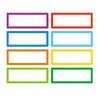 En stock venta al por mayor marca magnética 8 colores etiqueta de nombre borrable pegatinas de exhibición personalizadas pegatinas magnéticas transfronterizas para refrigerador