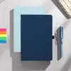 Cuaderno de color sólido hecho a medida con correas para comercio exterior europeo y americano, bloc de notas para reuniones, agenda estudiantil, papelería con impresión de logotipo