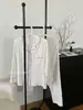 Coleção outono e inverno: Conjunto de pijama macio e aconchegante de algodão, com mangas compridas e pernas compridas, em um estilo doce e pastoral, um conjunto de 2 peças para mulheres