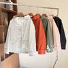 Jaqueta feminina casual japonesa com capuz, nova chegada, vermelha, primavera, durável, à prova d'água, S474177