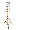 Holofote Móvel Portátil Lâmpada de Iluminação de Parque à Prova d'Água com Suporte Luz de Trabalho Holofote de Luz Forte Luz Led Exterior