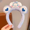 Diadema Nueva de Trébol de Cuatro Hojas y Cabeza de Kitty para Otoño e Invierno, Diadema para Lavarse la Cara en Dormitorio Estudiantil, Accesorios para el Cabello de Felpa Creativos y Lindos