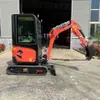 Mini Escavadeira de Esteira Zy-18 Escavadeira Pequena de Engenharia de 1,8 Tonelada Escavadeira a Diesel para Pomar Agrícola Escavadeira para Jardinagem Municipal