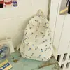 Mochila Cruzada de Tulipanes para Mujer, Estilo Ins Coreano, Artística y Fresca, Adecuada para Estudiantes de Secundaria y Preparatoria, Mochila Estilo Universitario, Bolso de Doble Hombro
