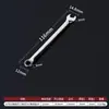 Llave de Flor de Ciruelo Acabado Espejo de Doble Propósito, Llave Inglesa Abierta, Herramienta de Reparación de Automóviles, Llave de Boca Abierta, Llave de Cabeza Fija para Reparación de Automóviles 6 mm-32 mm
