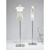Maniquíes Props de Pecho Plano Estilo Coreano para Ropa de Mujer, Maniquí de Medio Cuerpo para Escaparate, Soporte de Exhibición de Maniquí para Tienda de Ropa, Cuerpo Completo