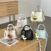 Bolso Cubo Retro Sencillo, Bolso Casual de Moda, Nuevo Bolso Cruzado de Hombro Casual Estilo Coreano para Mujer Primavera 2026