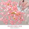 Nova Internet Celebrous Hot Sakura Lantejoulas Material Saco Conjunto de Jóias de Aço Misto Caixa Pétalas Ultrafinas DIY Nail Art Acessórios