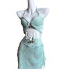 2026 Nuevo Menta Mambo de Alta Calidad Sexy para Vacaciones de Verano Aguas Termales Junto al Mar Bikini de Dos Piezas